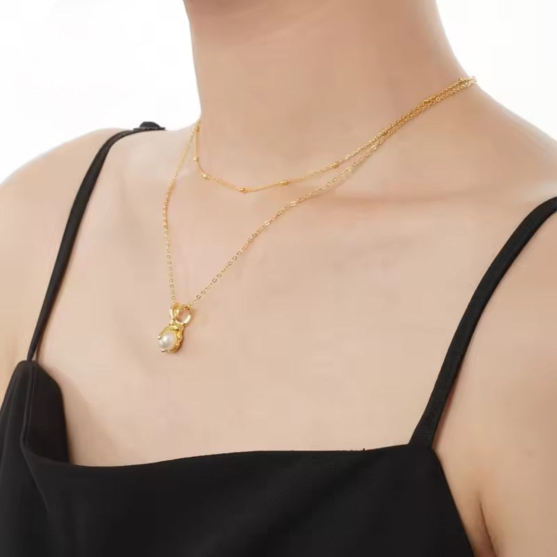 BUY 1 GET 1 FREE ! Gold vermeil Necklace N00049