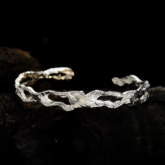 BUY 1 GET 1 FREE ! Silver Opal Bracelet B00069 S925