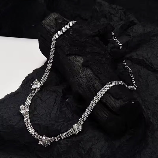 BUY 1 GET 2 FREE ! Gold vermeil Agate Necklace N00052