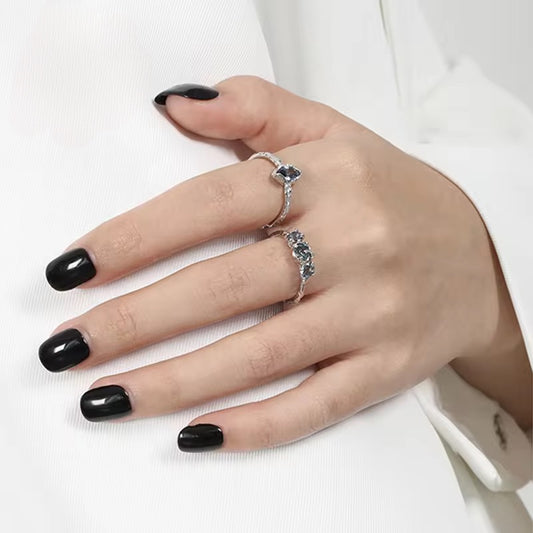 BUY 1 GET 1 FREE ! Silver Ring R00073