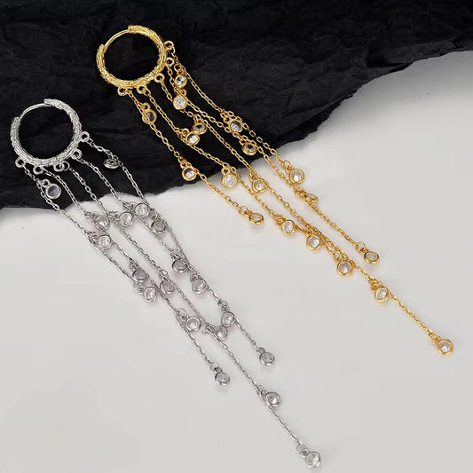 BUY 1 GET 1 FREE ! S925 Silver 18K gold plated Earrings E00060