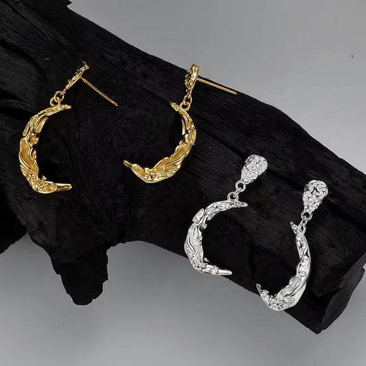 BUY 1 GET 1 FREE ! S925 Silver 18k gold plated Earrings E00066