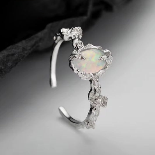 BUY 1 GET 2 FREE ! S925 Silver Opal Ring R00178