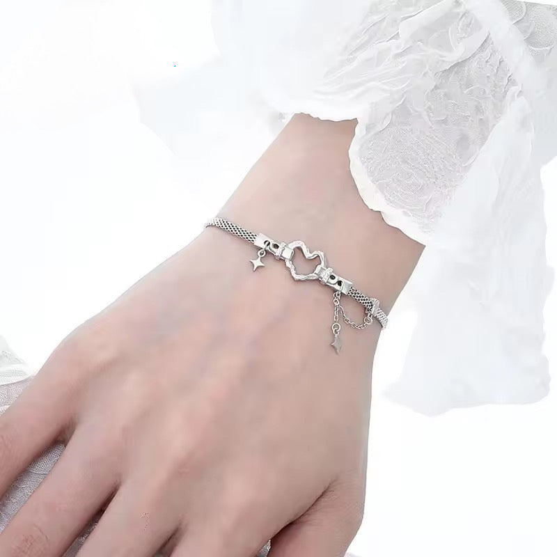 BUY 1 GET 1 FREE ! S925 Silver Bracelet B00078