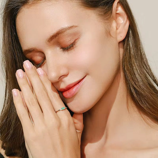 BUY 1 GET 2 FREE ! S925 Silver Jade Ring R00199