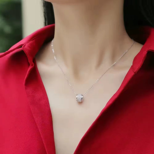 BUY 1 GET 1 FREE ! Diamond Moissanite Gold vermeil Necklace N00005