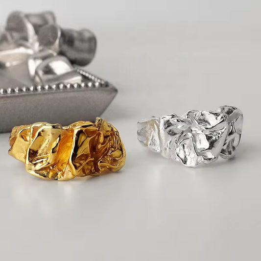 BUY 1 GET 1 FREE ! Gold vermeil Ring R00061
