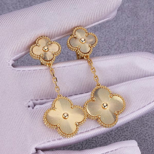 BUY 1 GET 1 FREE ! S925 Silver 18K Gold plated Earrings E00045