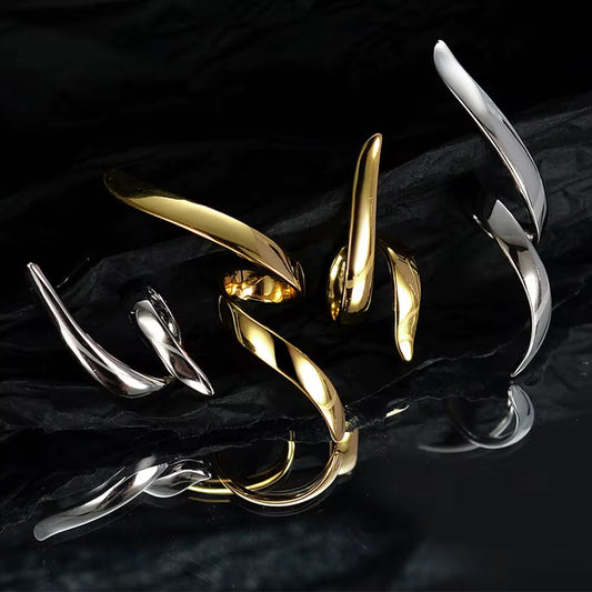 BUY 1 GET 1 FREE ! S925 Silver 18K gold plated Earrings E00052