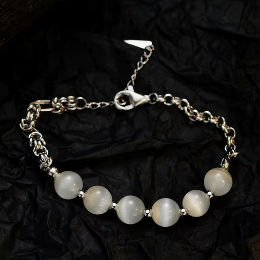 BUY 1 GET 1 FREE ! S925 Silver Jade Bracelet B00093